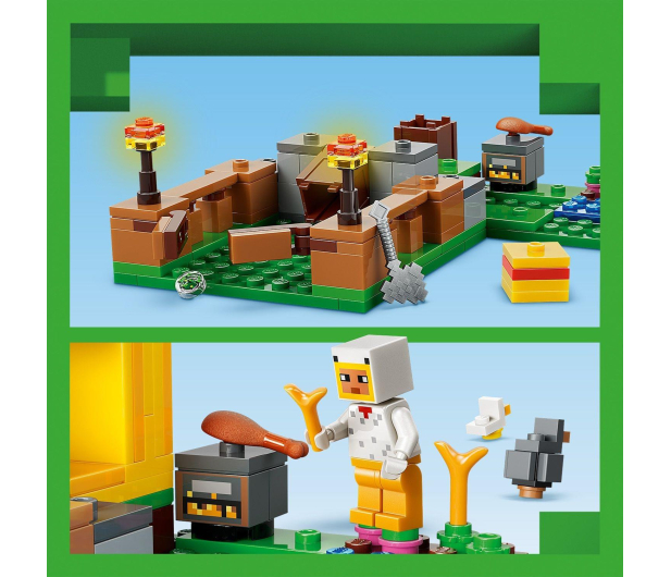 LEGO MINECRAFT 21585 Farma kurczaków - 1473417 - zdjęcie 10